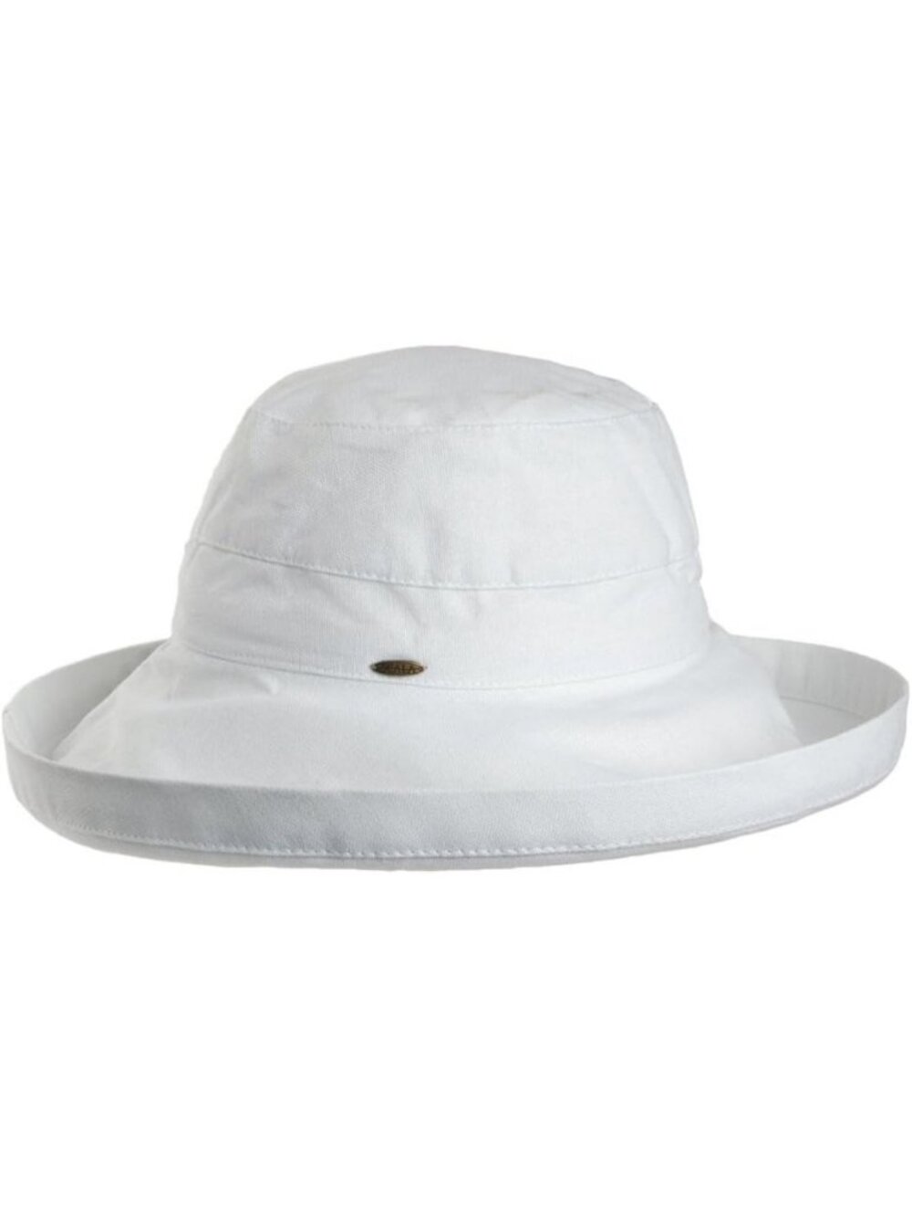 Stylish Women's Wide Brim Sun Hat, Cotton, UPF 50+ UV Protection, Packable